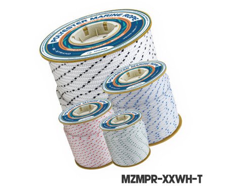 AQUA MARINE - Polyester Marine Rope - ( 90 Meter Spool)
